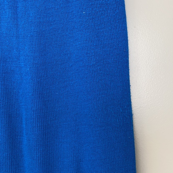 🆑 [4/$20] ASOS Blue pencil knit midi slit high waisted skirt - Picture 5 of 6